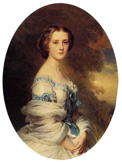 Melanie de Bussiere, Countess Edmond de Pourtalès by Franz Xaver Winterhalter